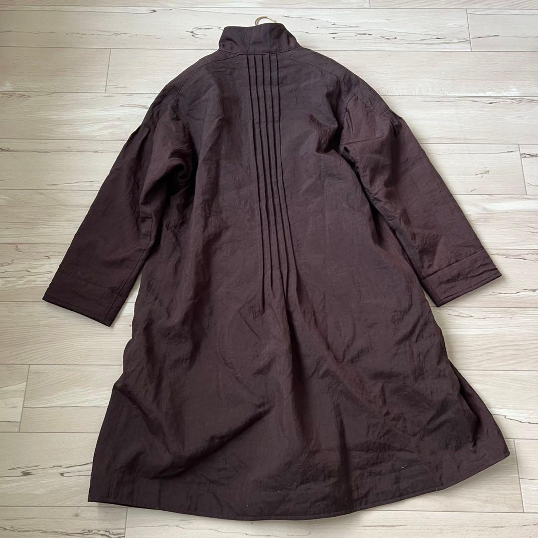 未使用タグ付き　YACCOMARICARD ロングコート　ライナー　ピンタック