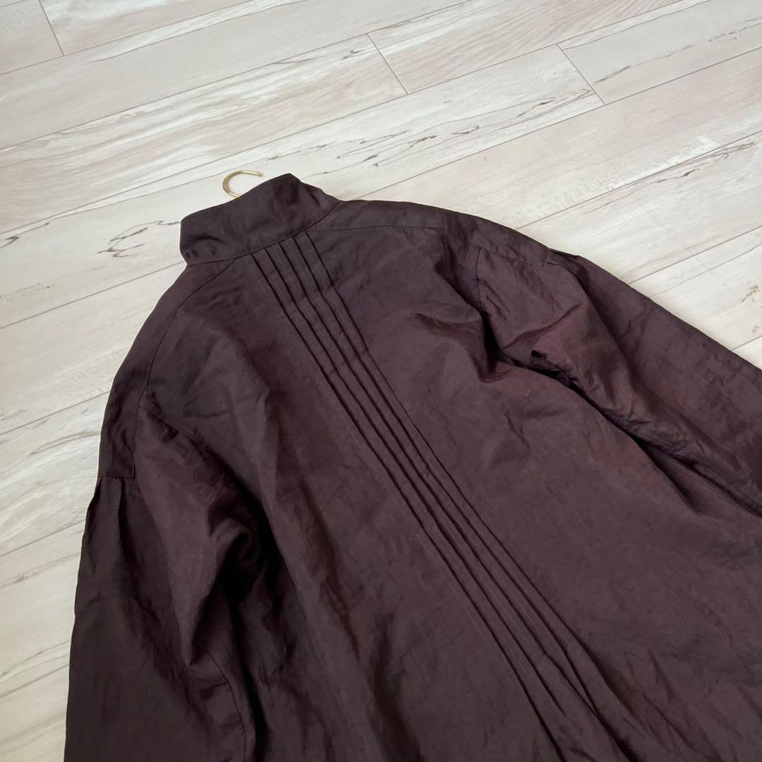 未使用タグ付き　YACCOMARICARD ロングコート　ライナー　ピンタック