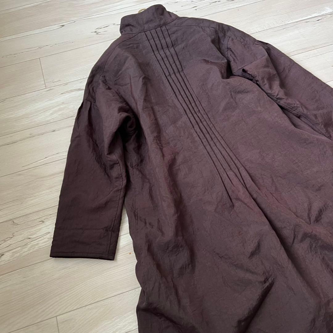 未使用タグ付き　YACCOMARICARD ロングコート　ライナー　ピンタック