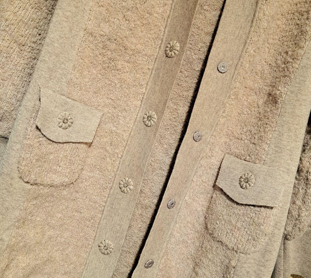 新品定価27500円　スーパービューティー　起毛暖かい　ロングコート40 M