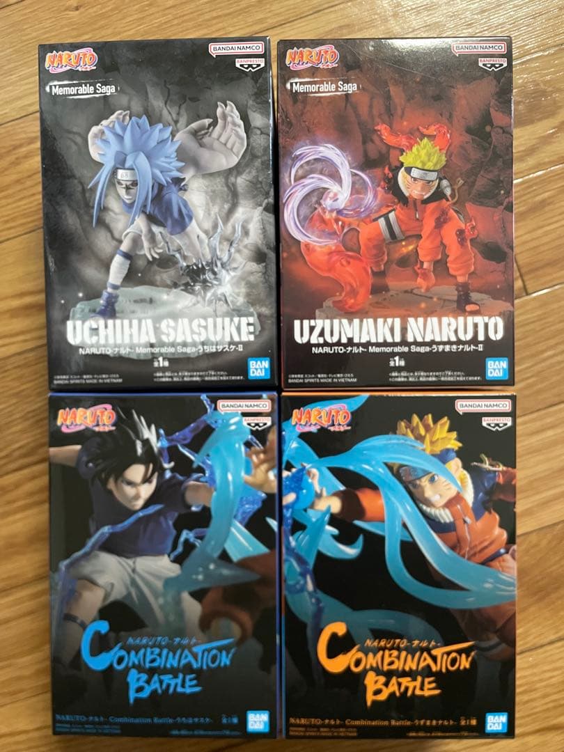 最終価格　ナルト サスケ フィギュア 4体 セット 未開封