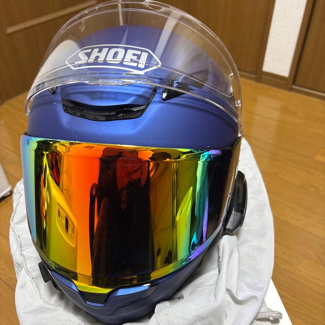 SHOEI Z-8 フルフェイスヘルメット マットブルー ビーコムワン付き