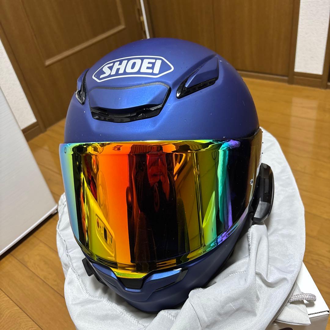 SHOEI Z-8 フルフェイスヘルメット マットブルー ビーコムワン付き