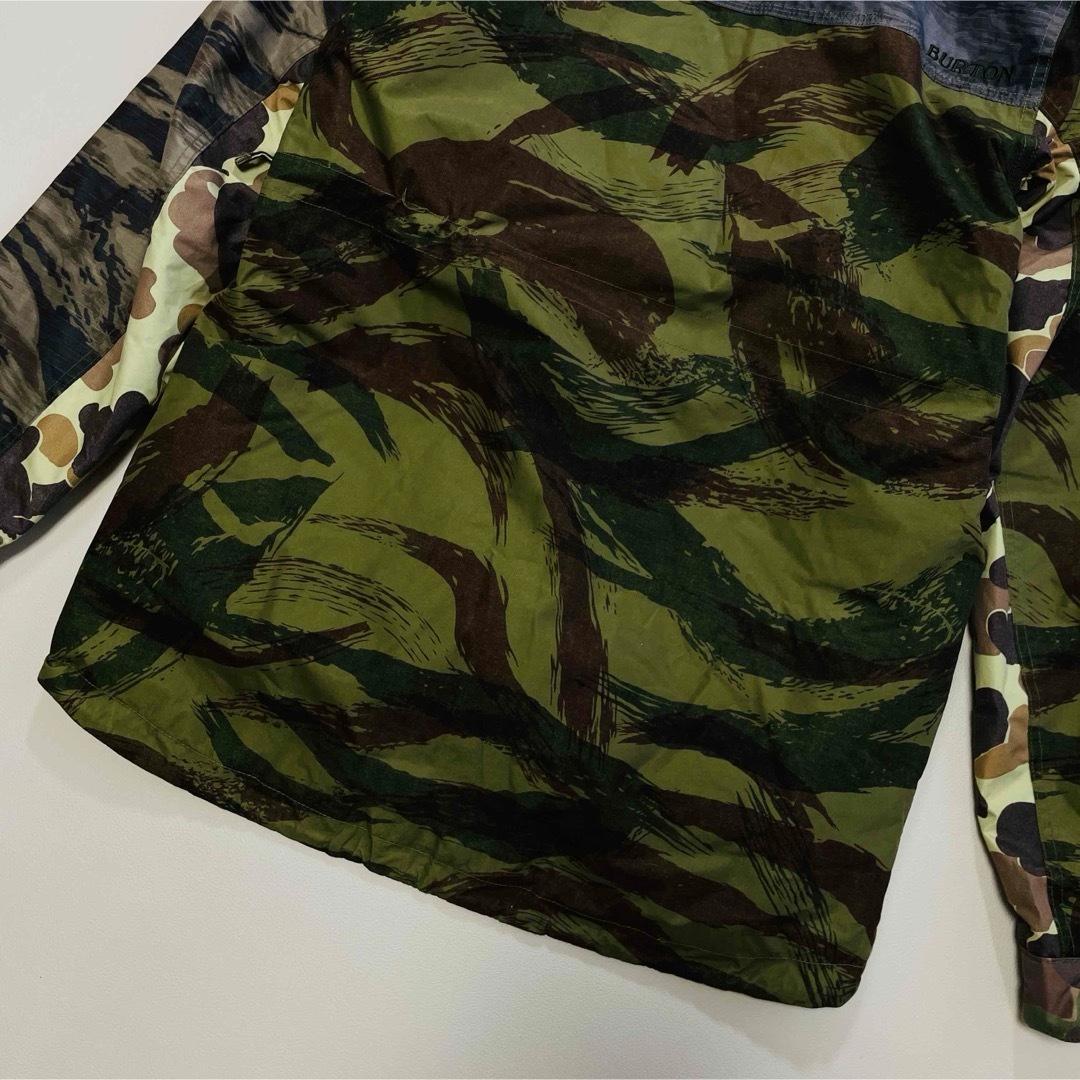 6717【美品】バートン　ジャケット　スノボウェア メンズ 迷彩柄　カモフラ