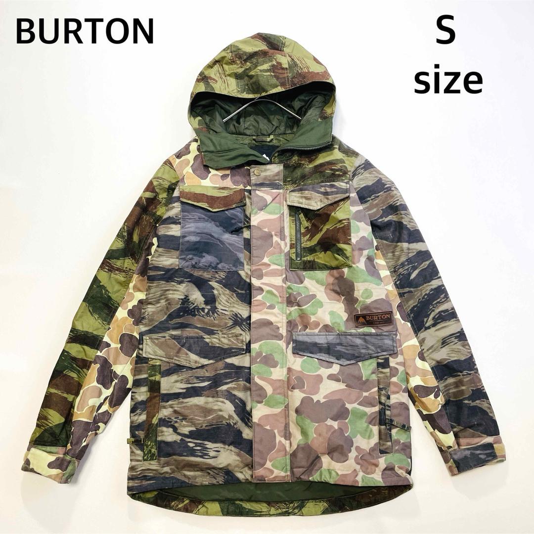 6717【美品】バートン　ジャケット　スノボウェア メンズ 迷彩柄　カモフラ