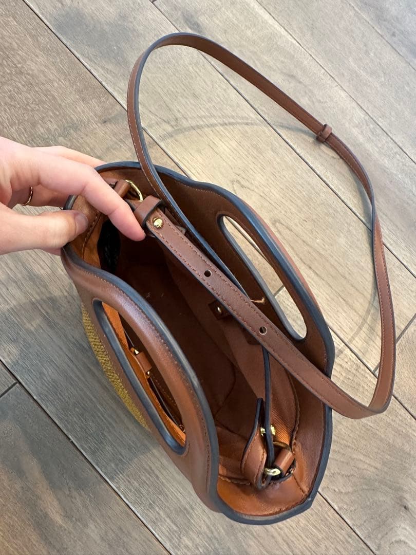 値下げ交渉OK！！！MARNI かごバッグ ブラウン/イエロー