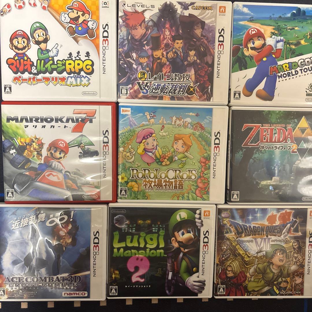 ニンテンドー3DS、DSソフト　まとめ売り
