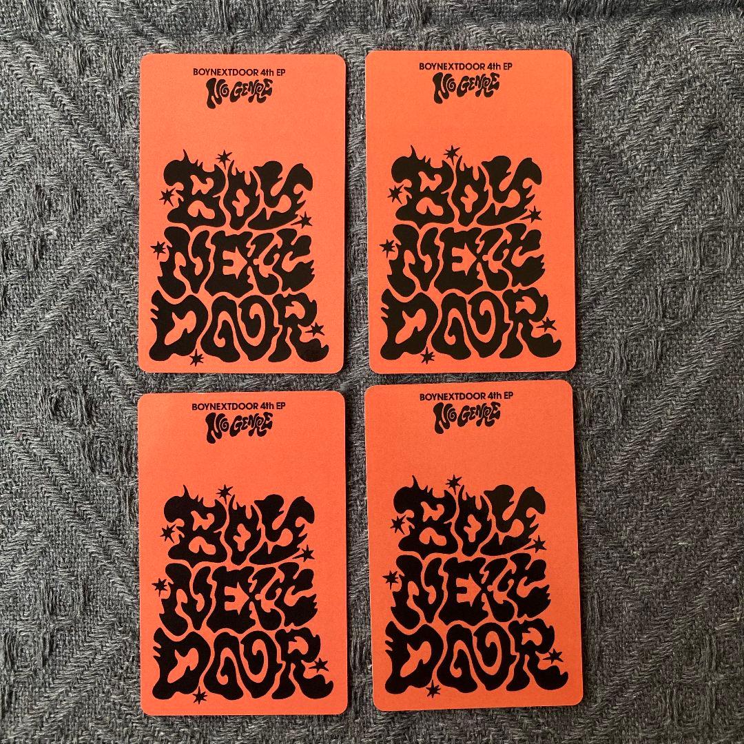 BOYNEXTDOOR Walmart US No Genre トレカ4枚