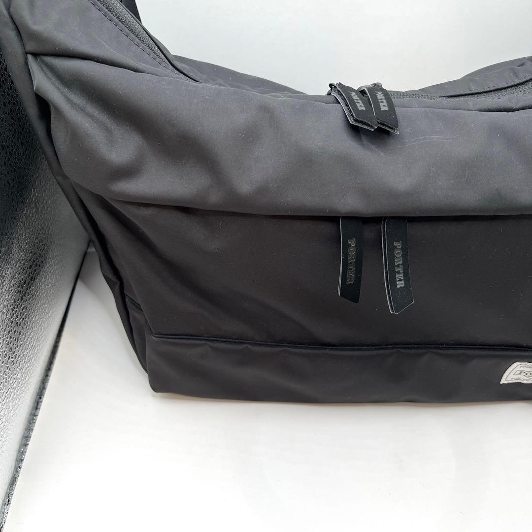 廃番品 美品　ポーター　ガール　ムース　MOUSSE L ブラック　ナイロン