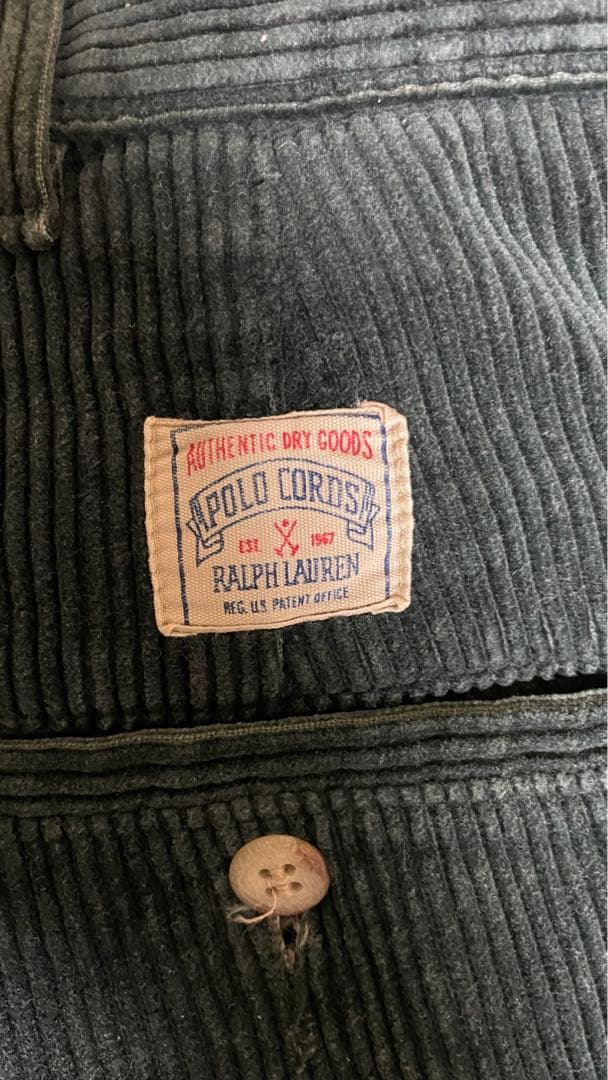 Polo by Ralph Lauren 80's USA製　太畝コーデュロイ