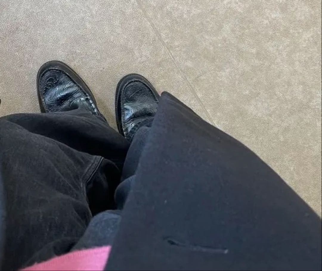 kenford fine shoes black ペイズリー柄 完売品 箱付き