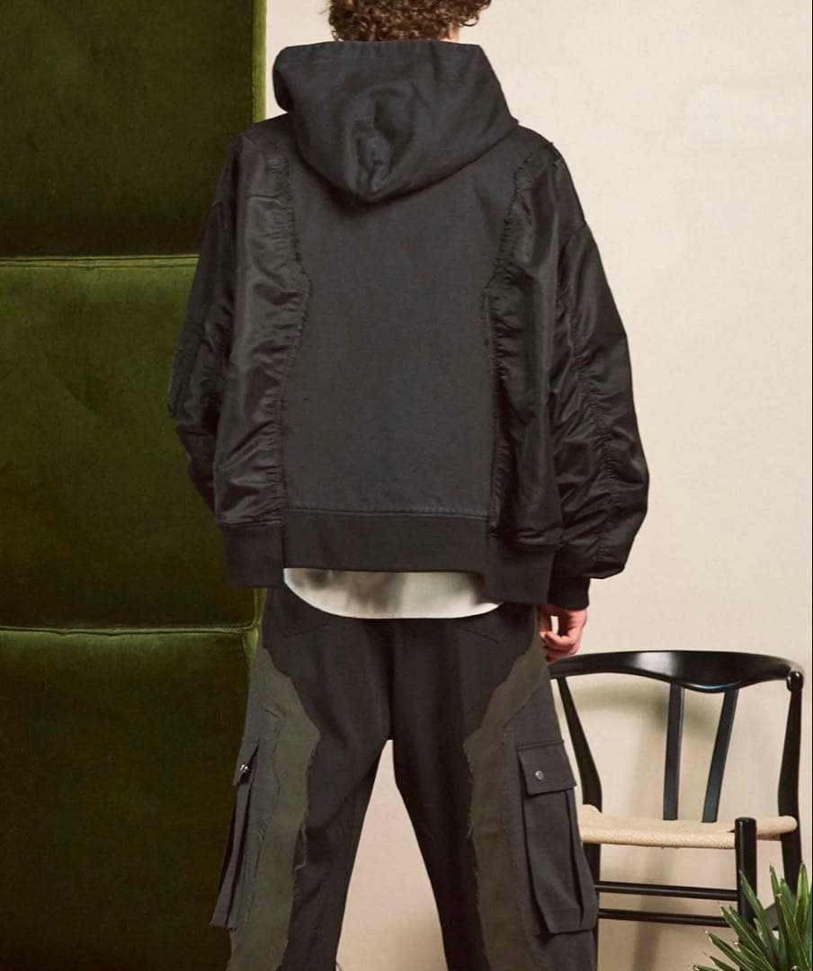 MAISON SPECIAL 異素材コンビドッキング プライムオーバー MA-1