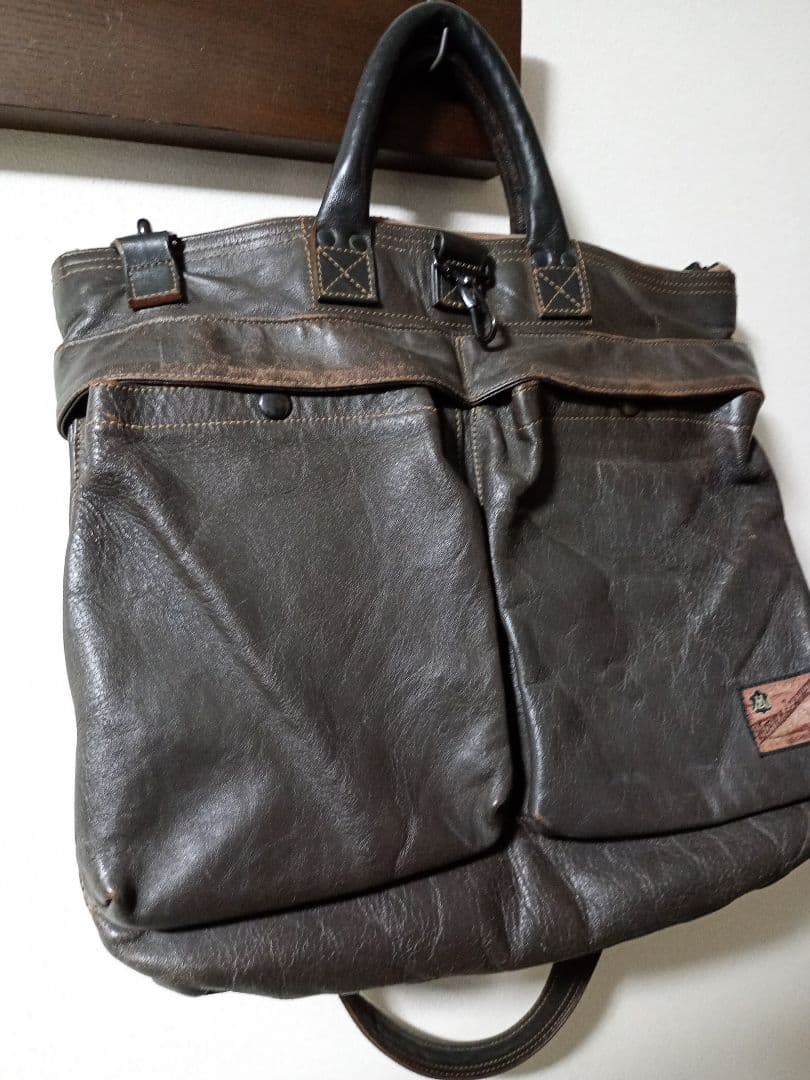 TOYs McCOY 2way トイズマッコイ レザーヘルメットバッグ 馬革