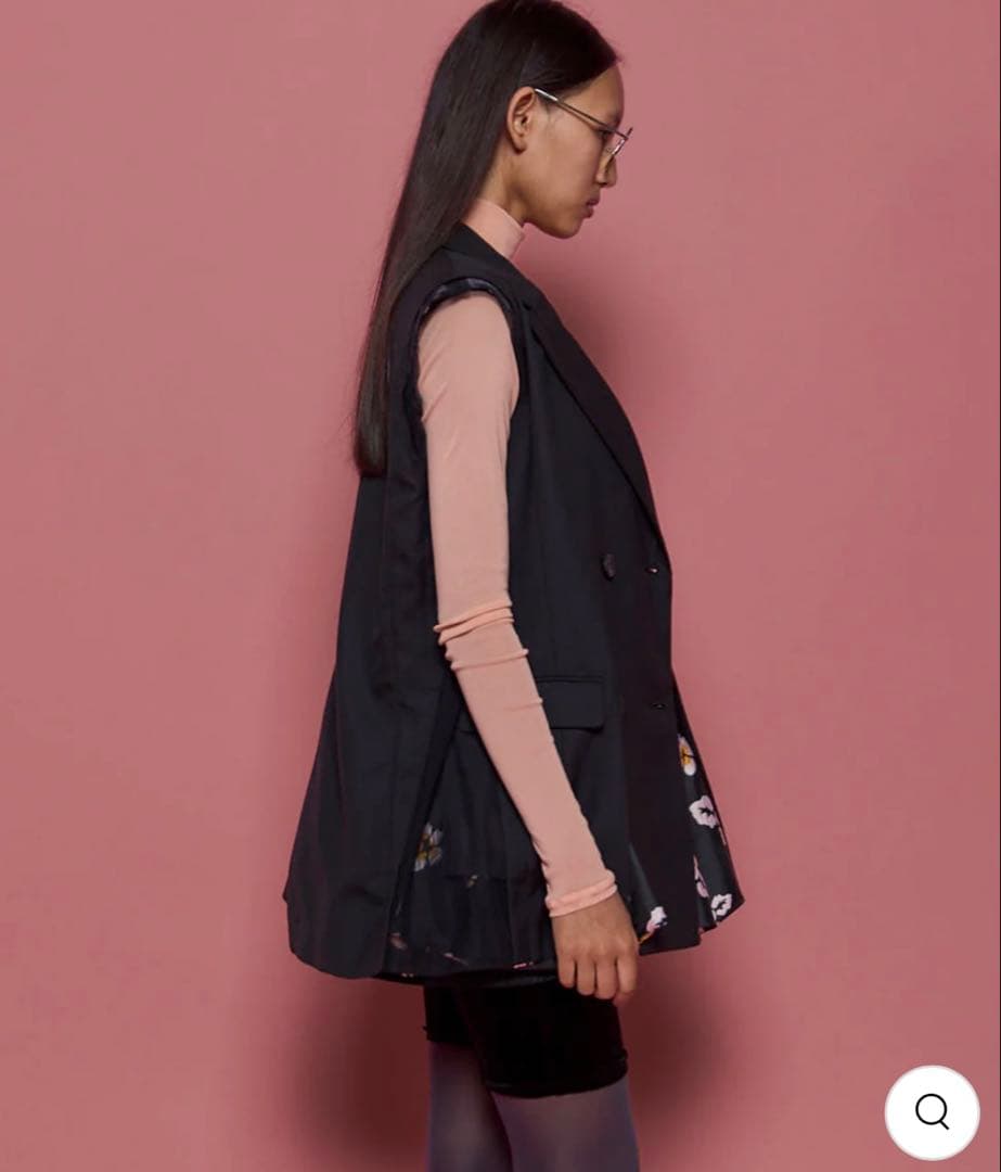 メゾンスペシャル ジレ Side Tulle Gilet