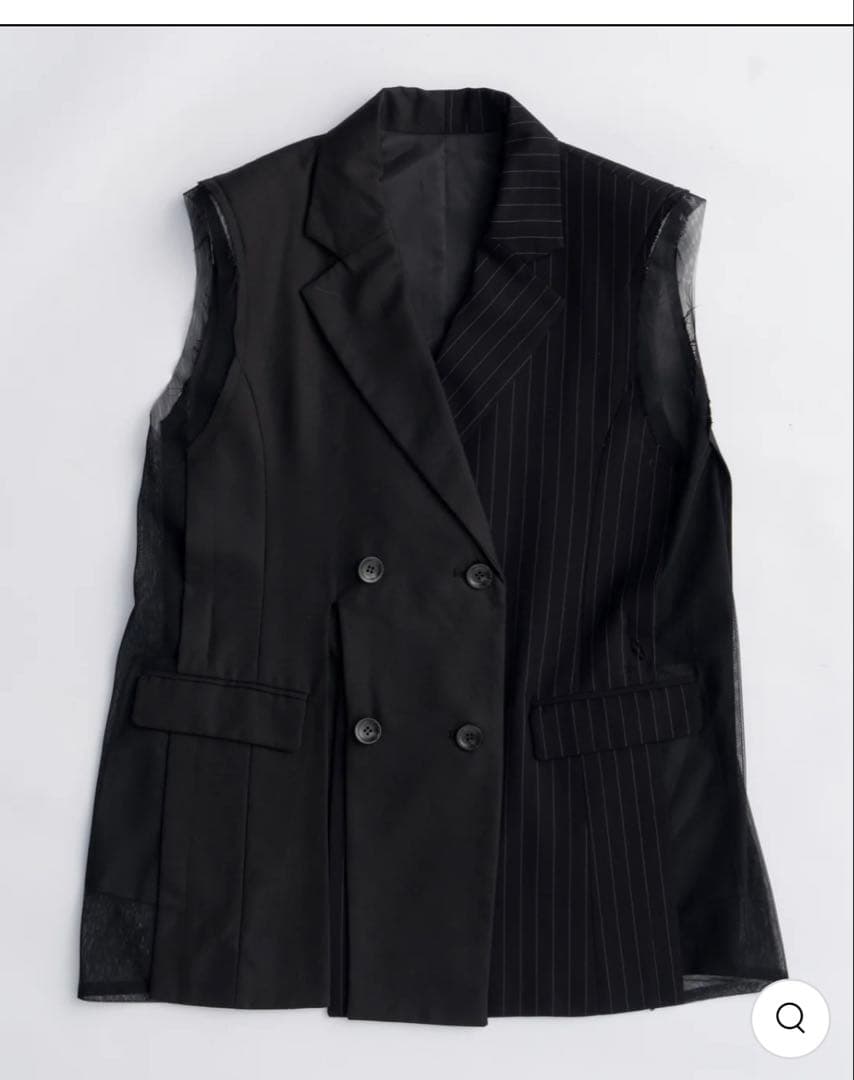 メゾンスペシャル ジレ Side Tulle Gilet