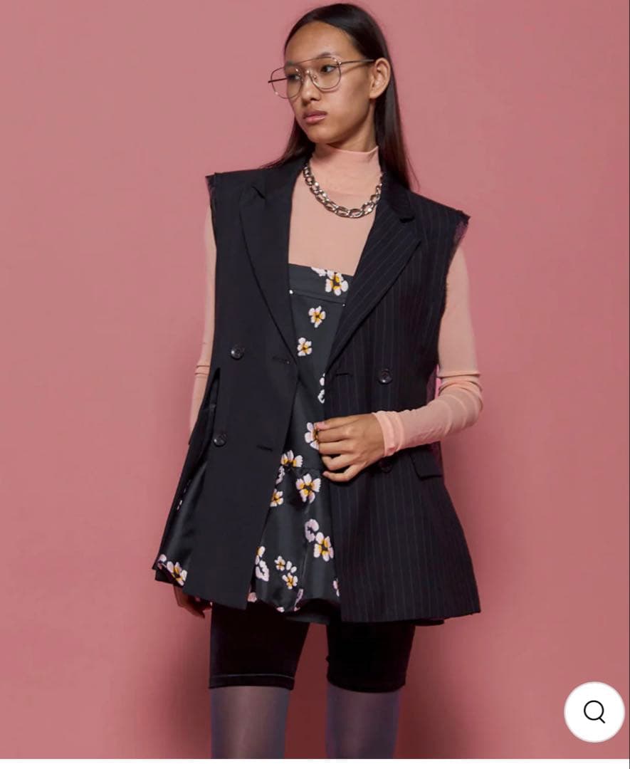 メゾンスペシャル ジレ Side Tulle Gilet