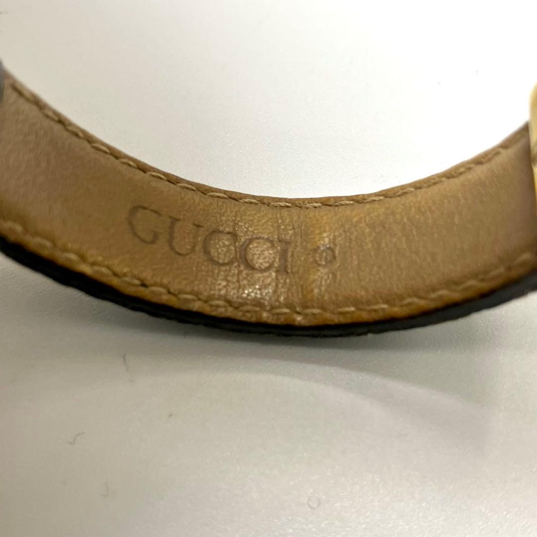 稼働 GUCCI グッチ 6600L ターングッチ Gロゴ 替えベルト 腕時計