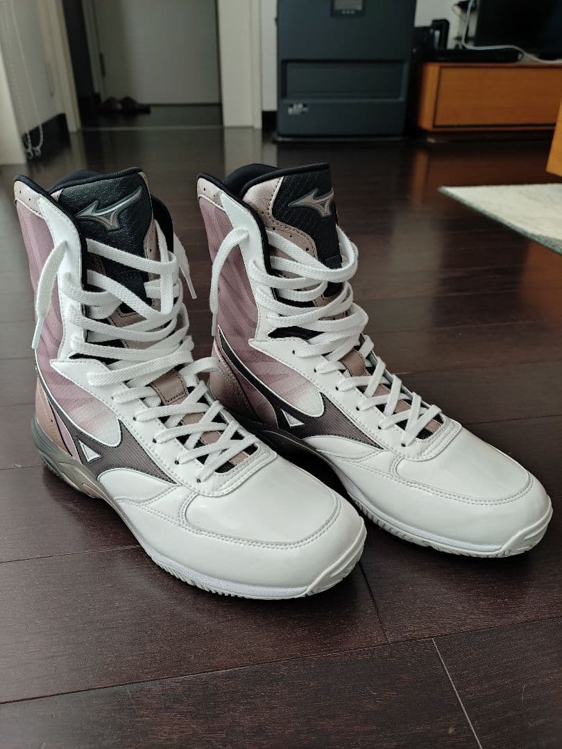 MIZUNO ボクシングシューズ ウエーブモンスター白　 28cm　ミズノ正規品