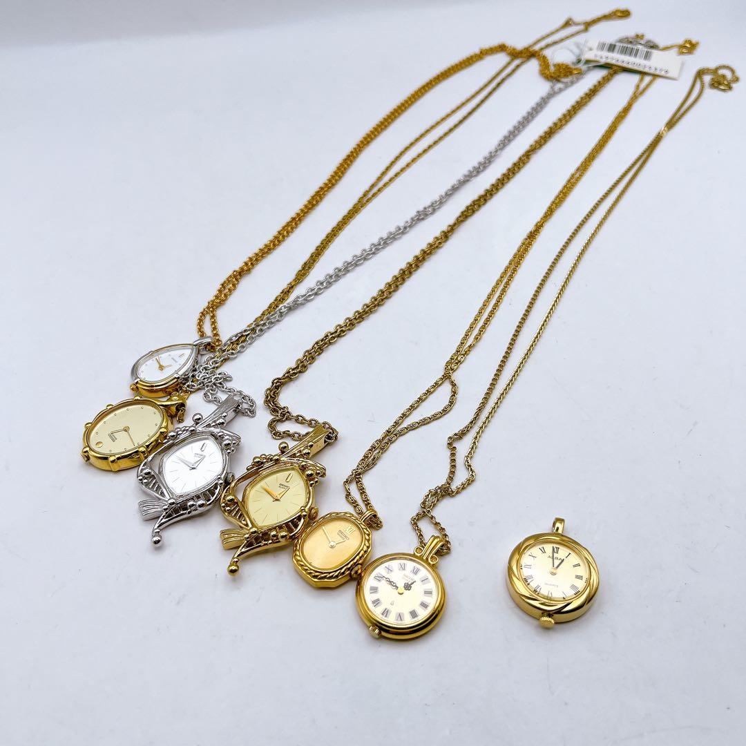 電池交換済み　セイコー　ペンダントウォッチ　レディース　時計　7点