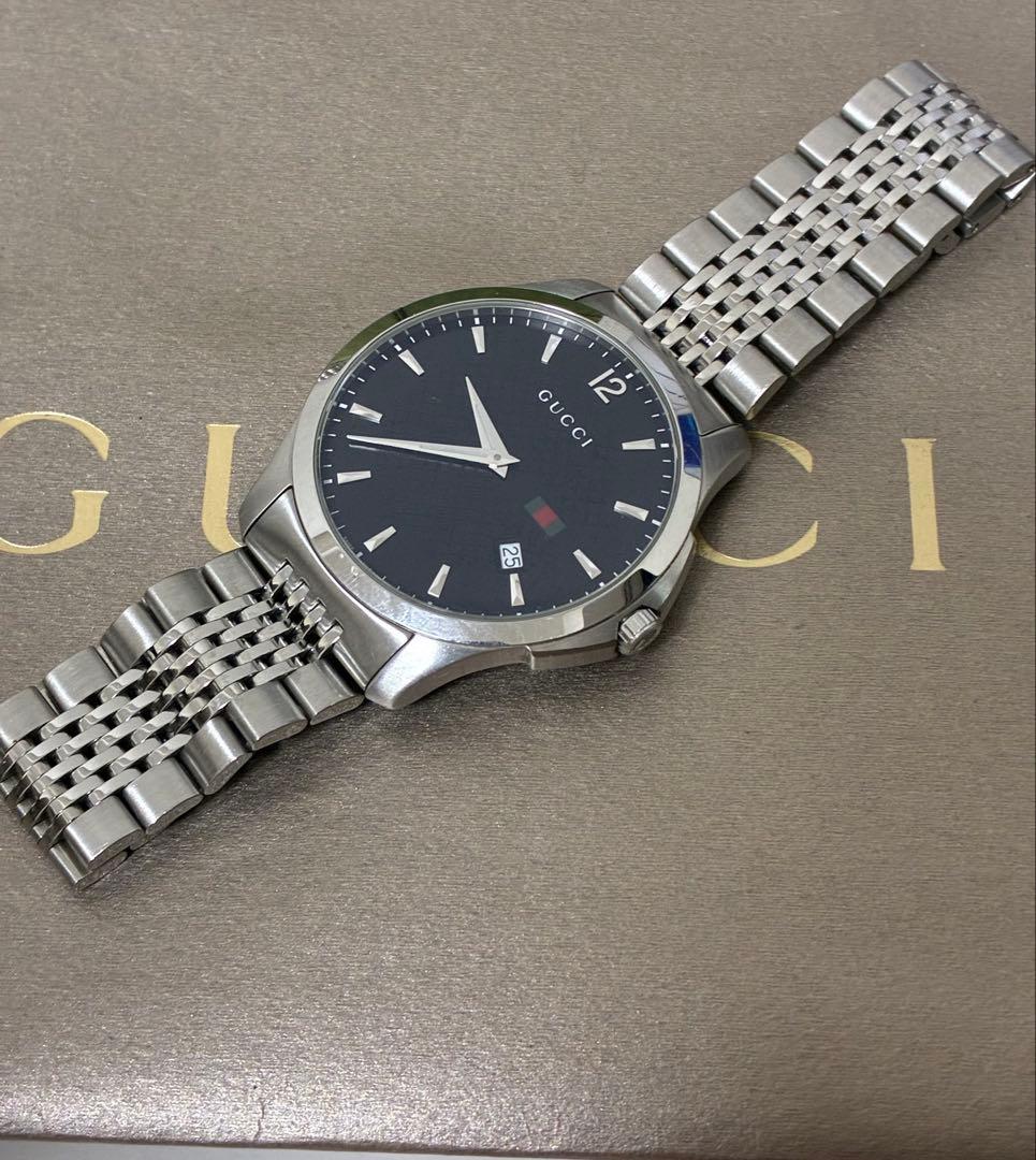 GUCCI グッチ Gタイムレス 126.3 メンズ ステンレススティール