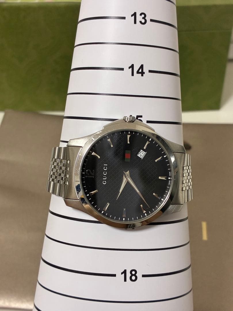 GUCCI グッチ Gタイムレス 126.3 メンズ ステンレススティール