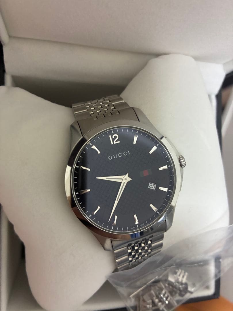 GUCCI グッチ Gタイムレス 126.3 メンズ ステンレススティール