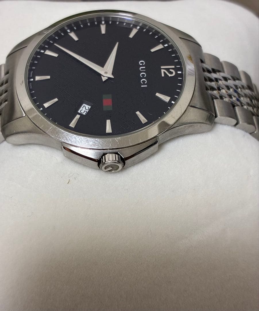 GUCCI グッチ Gタイムレス 126.3 メンズ ステンレススティール