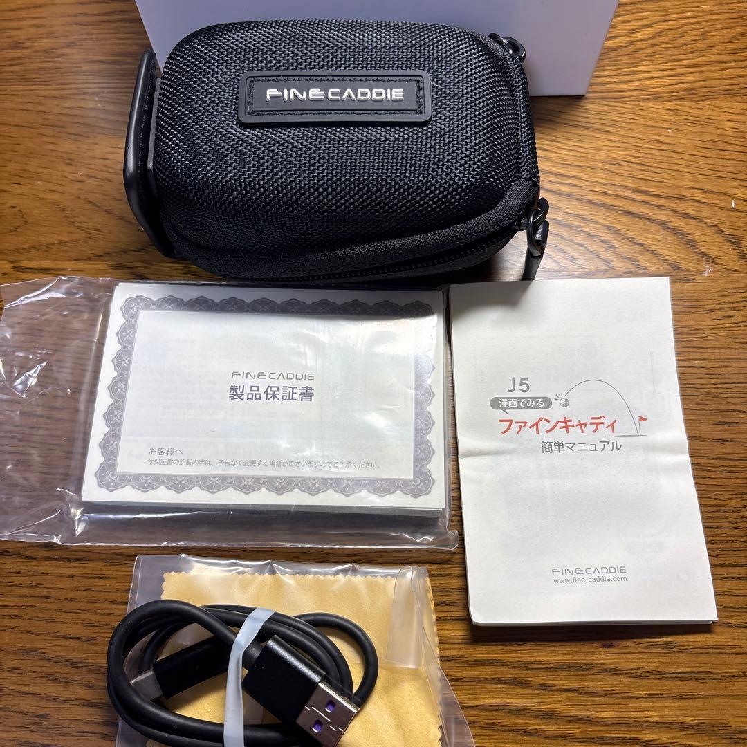 美品！FINE CADDIE ゴルフ用距離計　J5 ミニ　ブラック