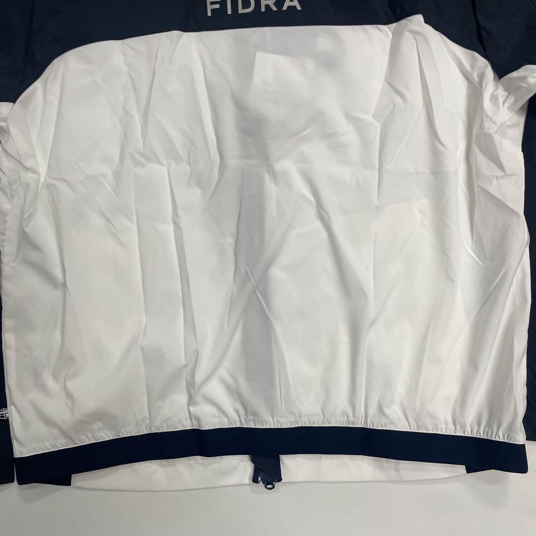 FIDRA ゴルフウェア ストレッチ ブロッキングジャケット XXL 白×紺