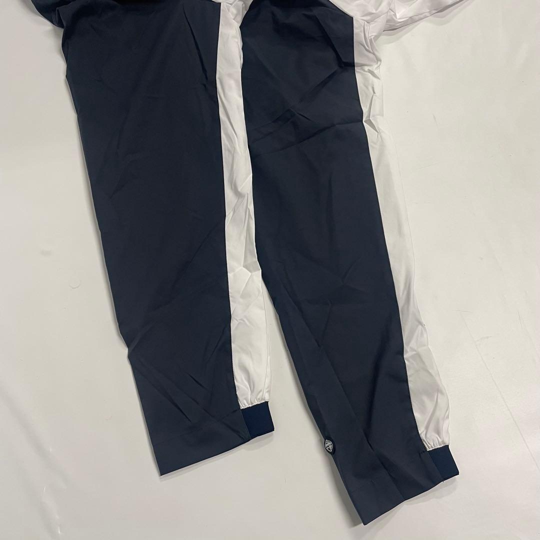 FIDRA ゴルフウェア ストレッチ ブロッキングジャケット XXL 白×紺