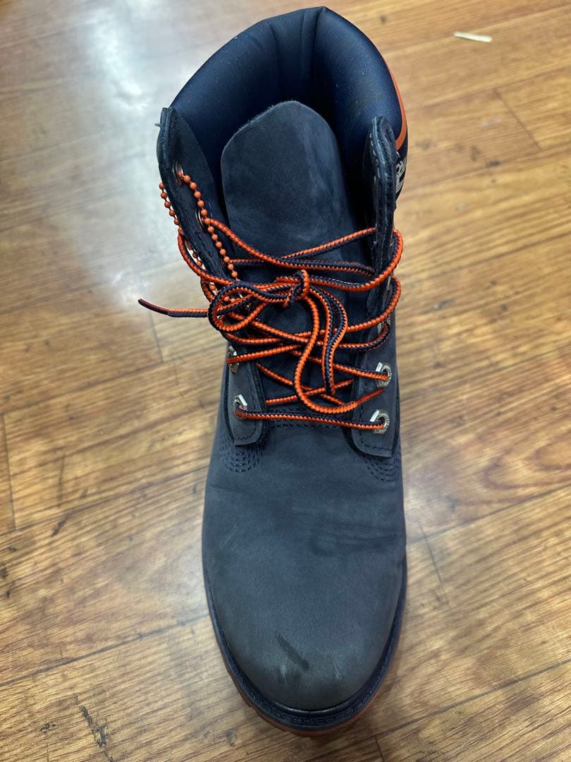 Timberland ダークブルー ワークブーツ