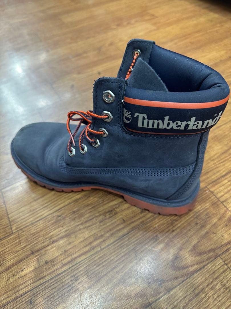 Timberland ダークブルー ワークブーツ