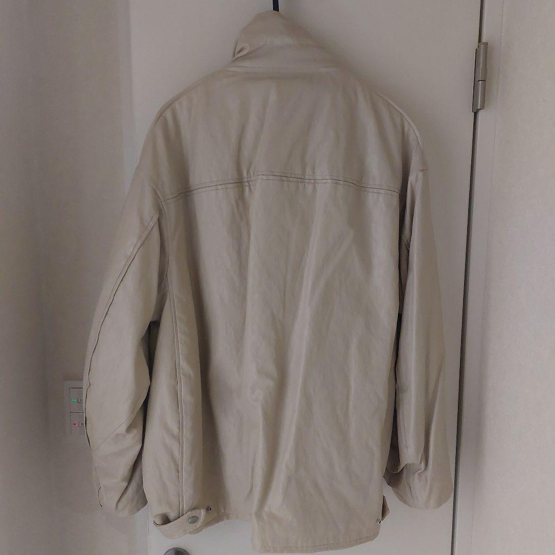 ジャケット・アウター PASTING LIKE FAKE LEATHER JACKET