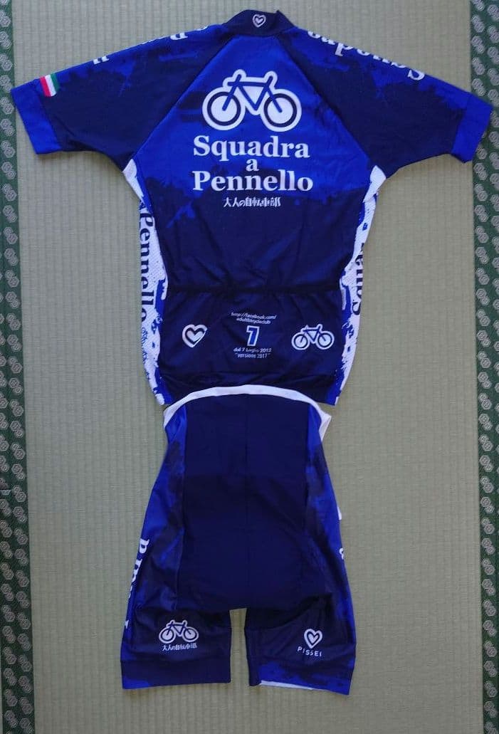 大人の自転車部の自転車用ウェア上下セット