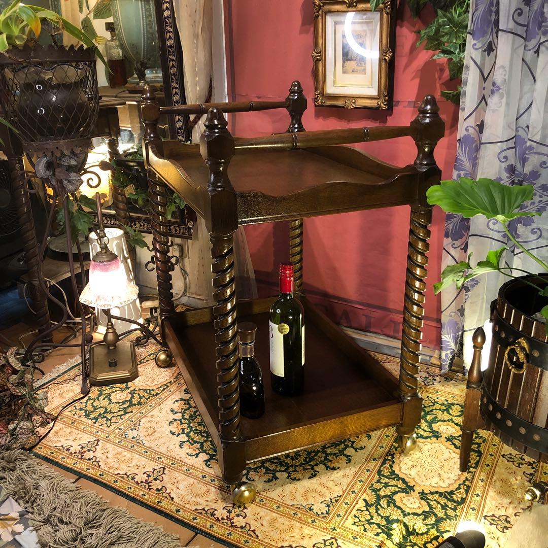 sale 希少　オールドマルニ ツイストレッグ　クラシカルワゴンテーブル 地中海