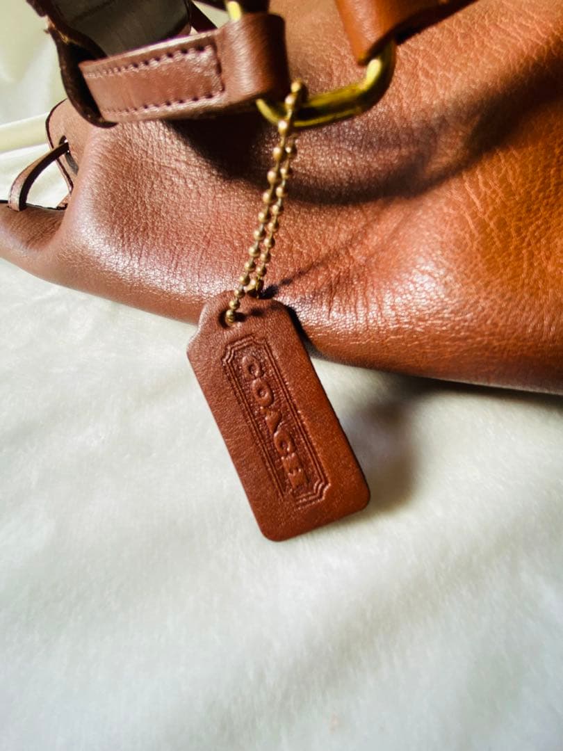 mi-kn 美品 COACH オールドコーチ 9929 巾着ショルダー