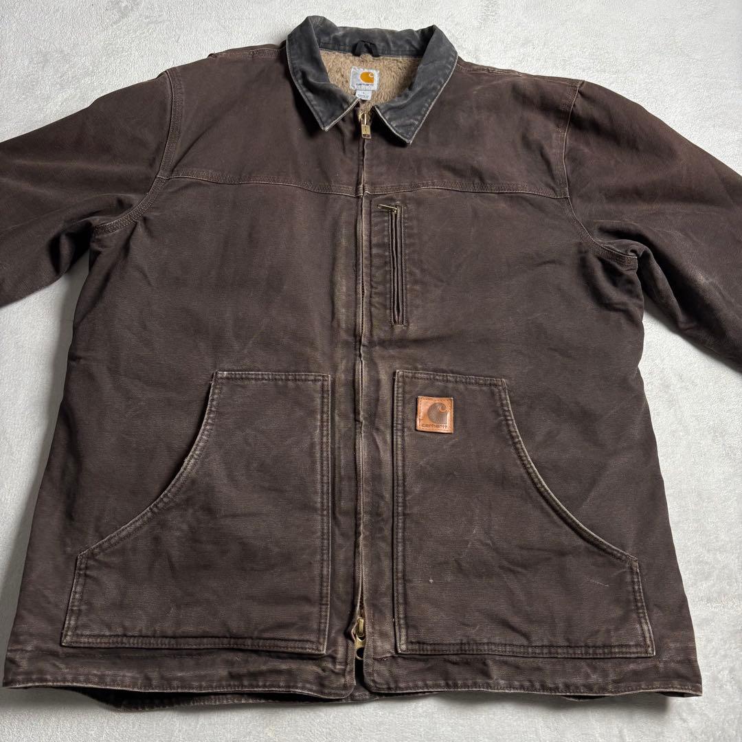 carhartt ダックジャケット　サンドストーンリッジコート　ボアライナー