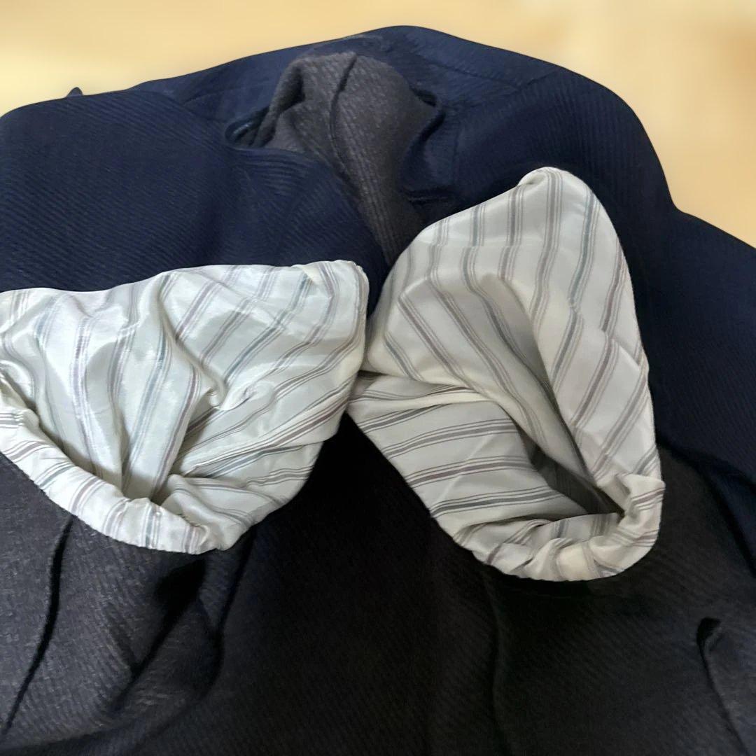 ク*パ様 LARDINI ラルディーニ　ネイビー チェスターコート　サイズ52