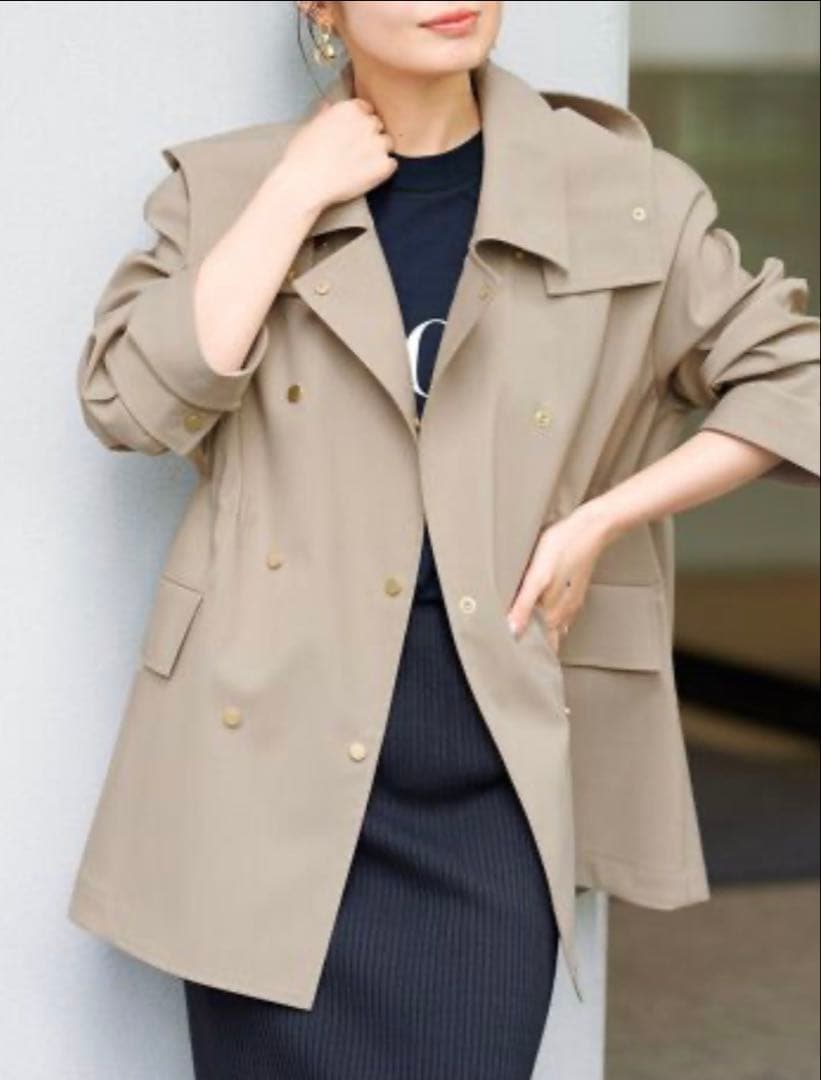 Noble ノーブル　ウインドプルーフテントシルエットブルゾン