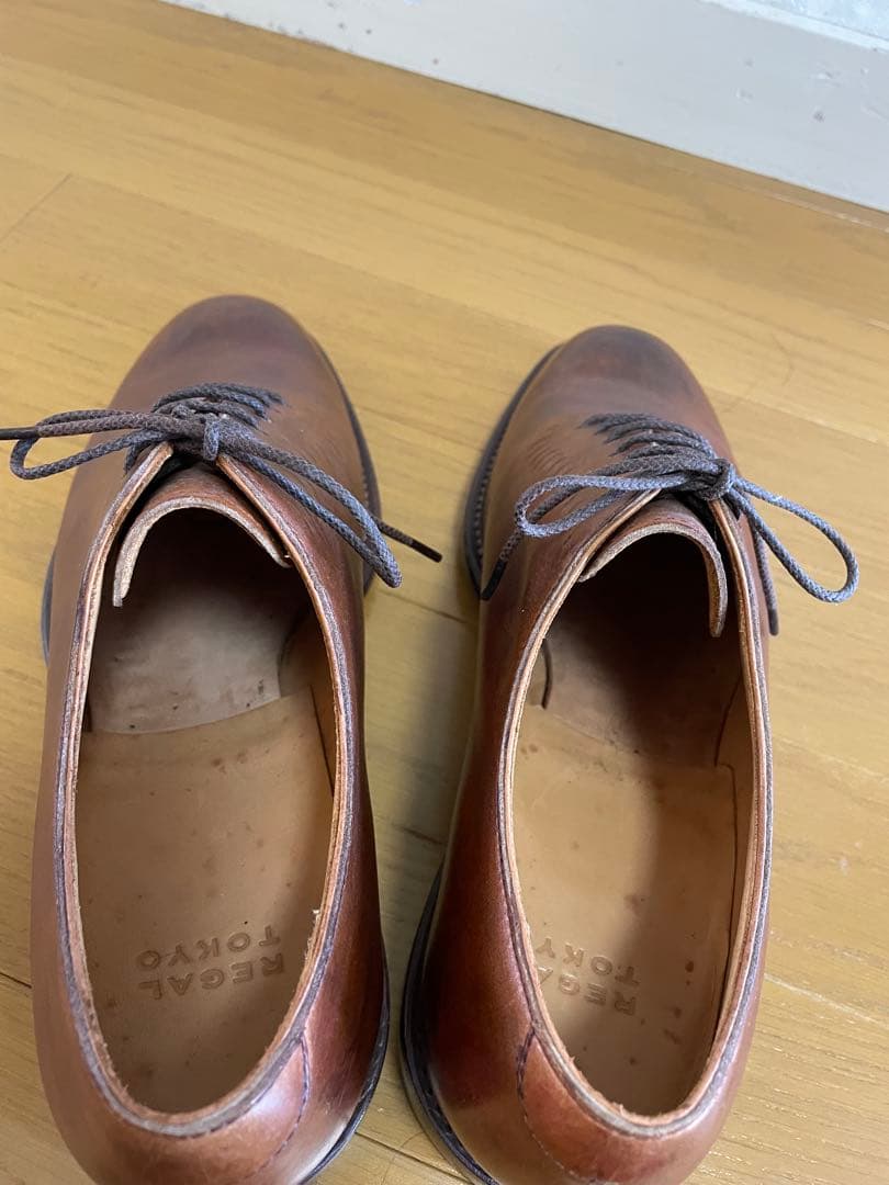 regal tokyo 5.5 ホールカット スキンステッチ マーブル スチール