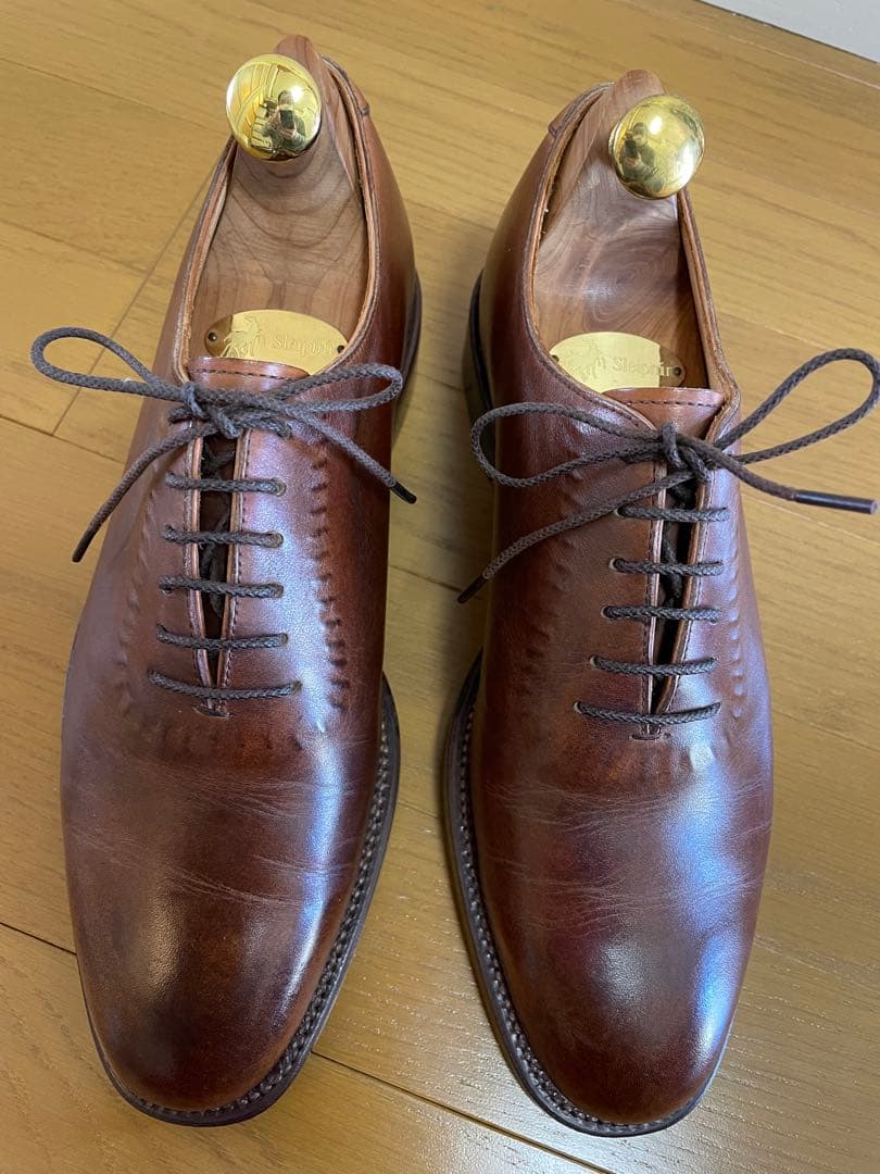 regal tokyo 5.5 ホールカット スキンステッチ マーブル スチール