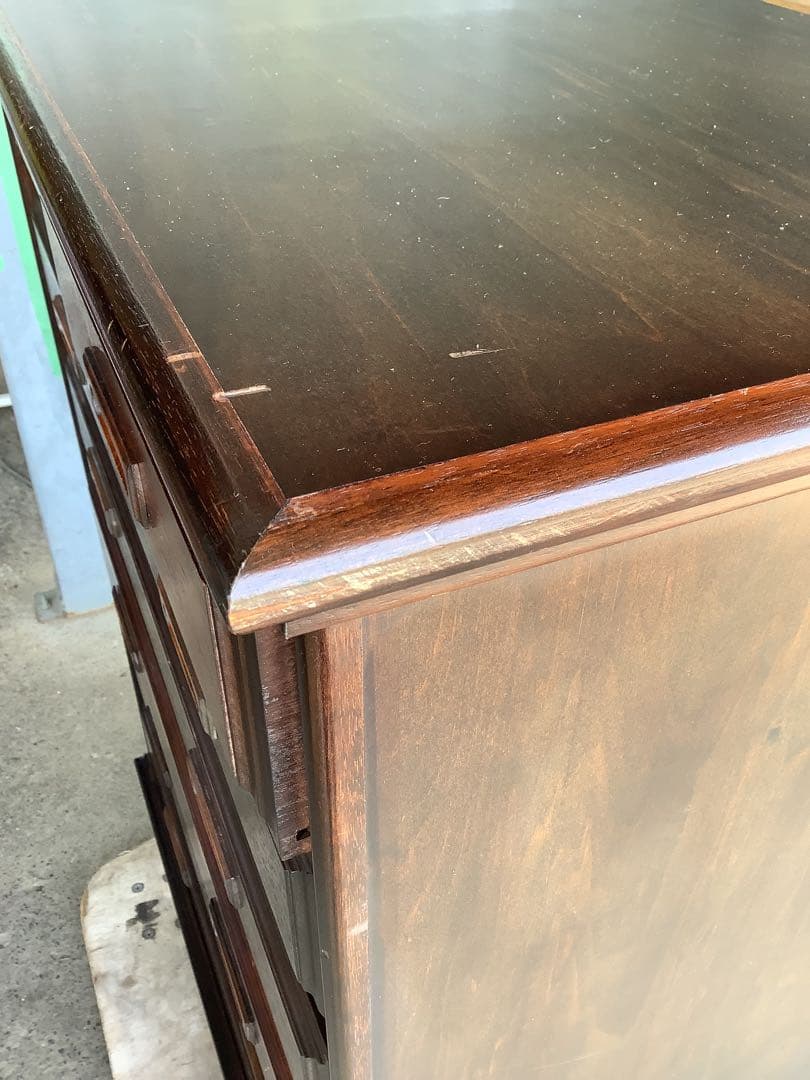 【昭和レトロ】アンティーク家具 6段洋服タンス チェスト