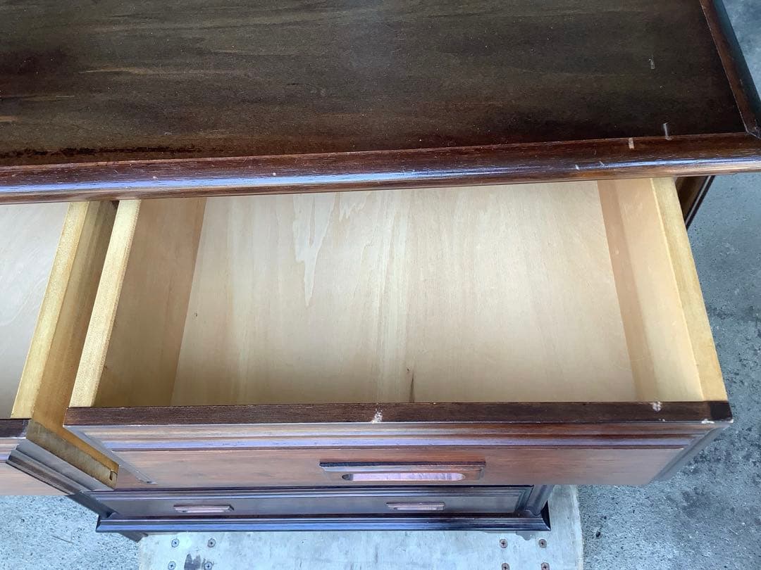 【昭和レトロ】アンティーク家具 6段洋服タンス チェスト