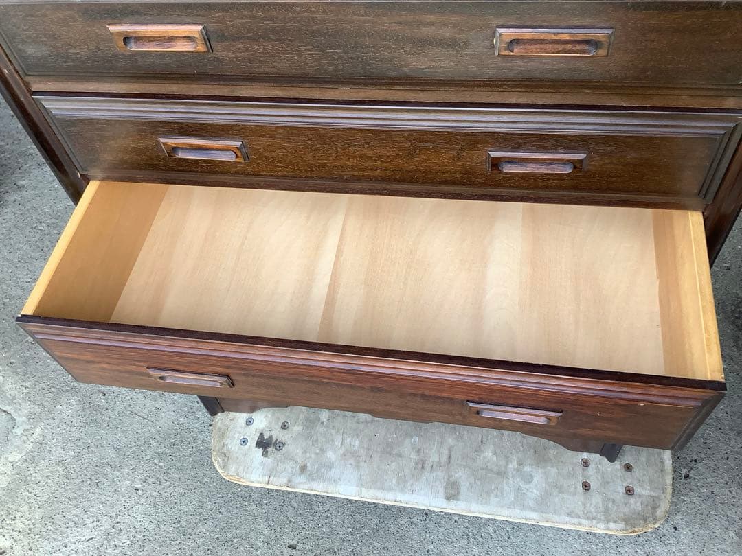 【昭和レトロ】アンティーク家具 6段洋服タンス チェスト