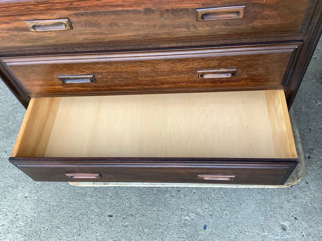 【昭和レトロ】アンティーク家具 6段洋服タンス チェスト