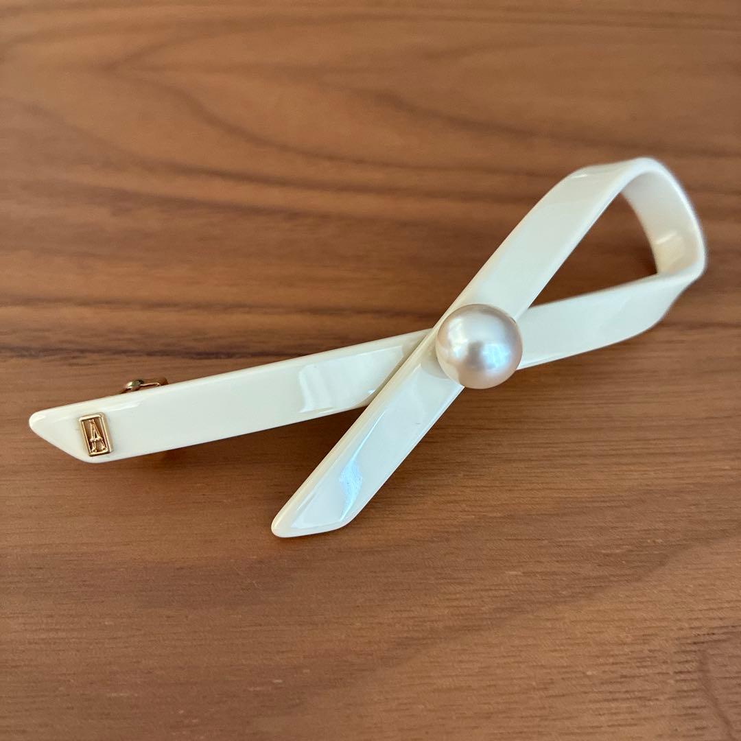 週末値下げ アレクサンドルドゥパリ　バレッタ　ベージュ