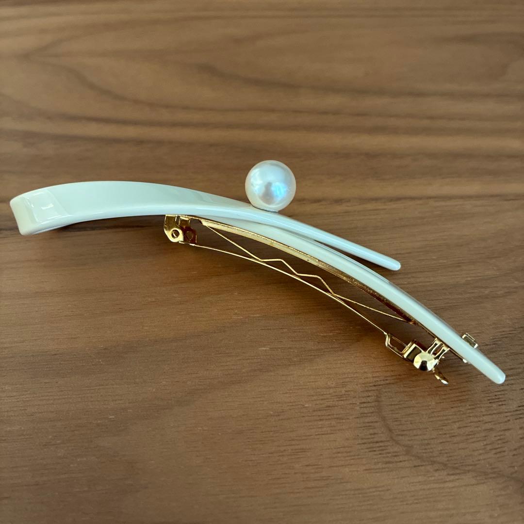 週末値下げ アレクサンドルドゥパリ　バレッタ　ベージュ