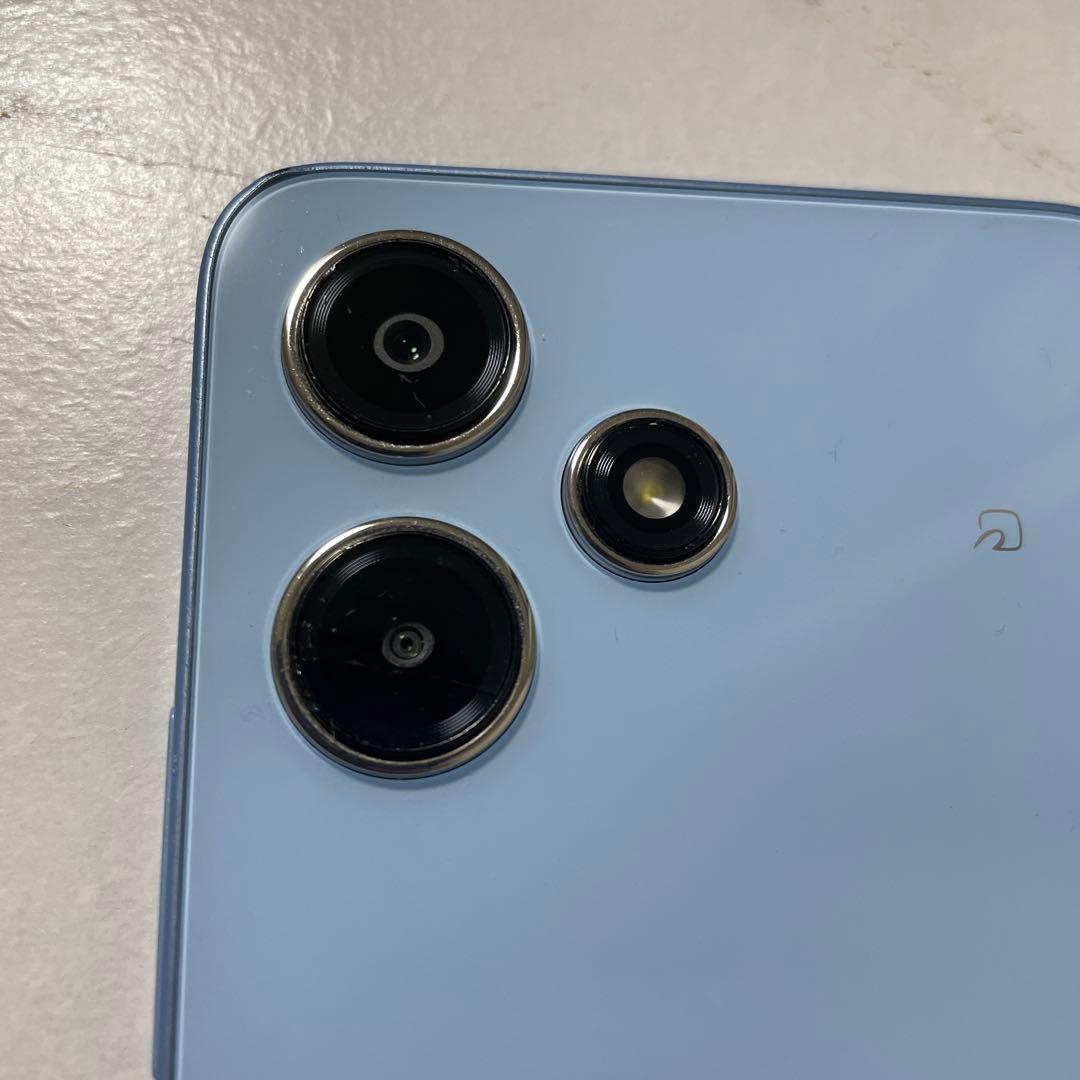 REDMI 12 5G ブルー　カメラ割れあり