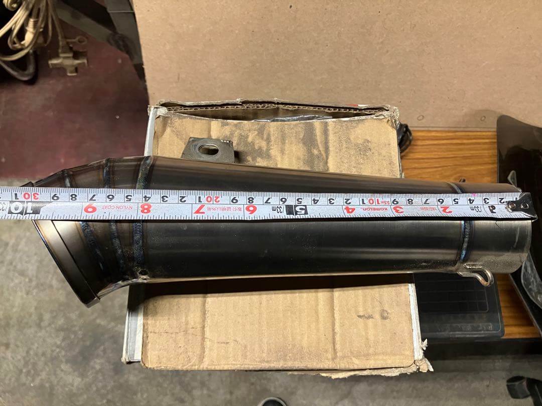 美品　チタン製　GP マフラー　サイレンサー　Φ60.5