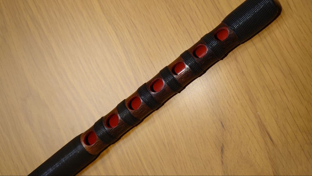 【七つ星】『新月』の龍笛（籐巻？古管）